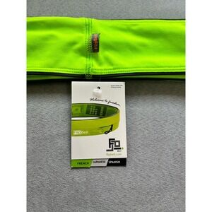 FlipBelt Classic Running Belt Unisex Large Green Pockets Hiking 32" To 35" Waist